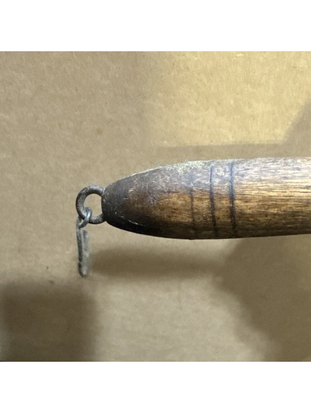 c.19th Century Metal Spatula Wood Handle Rustic Farmhouse Antique | Hanging Hook